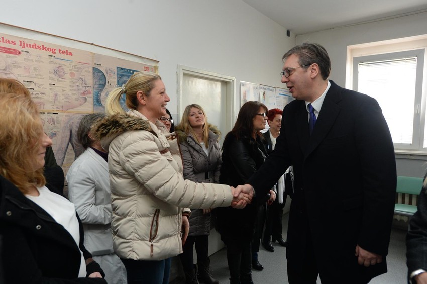 Predsednik u Domu zdravlja u Opovu