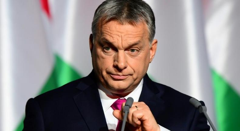 Hungarian Prime Minister Viktor Orban, seen February 10, 2017, said of his comments that ethnic homogeneity is good, One can say such things now...as life has proven that too much mixing causes trouble