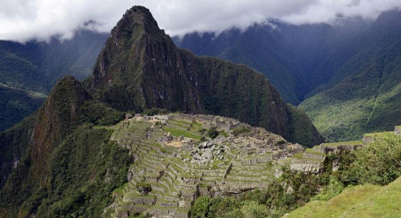 Around 1.5 million tourists a year visit the old Inca sanctuary of Machu Picchu in the Andes, the most iconic site in Peru
