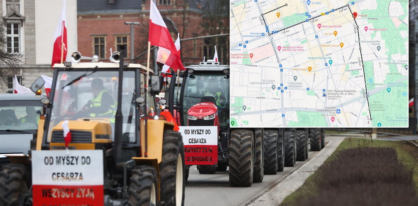 Wielki protest rolników w Warszawie. Tych miejsc w stolicy lepiej unikaj