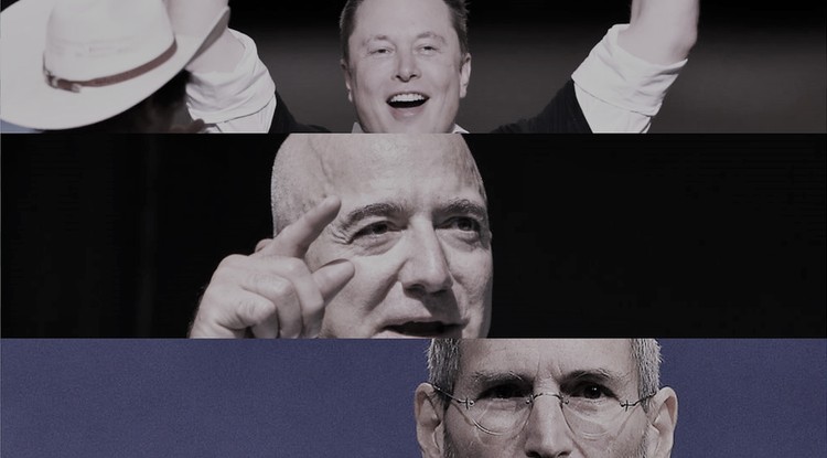 Elon Musk, Jeff Bezos, Steve Jobs az új munkakultúra apostolai