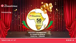 Binatone’s 50th Anniversary in Africa Logo Unveil: 50 years commitment to Africa