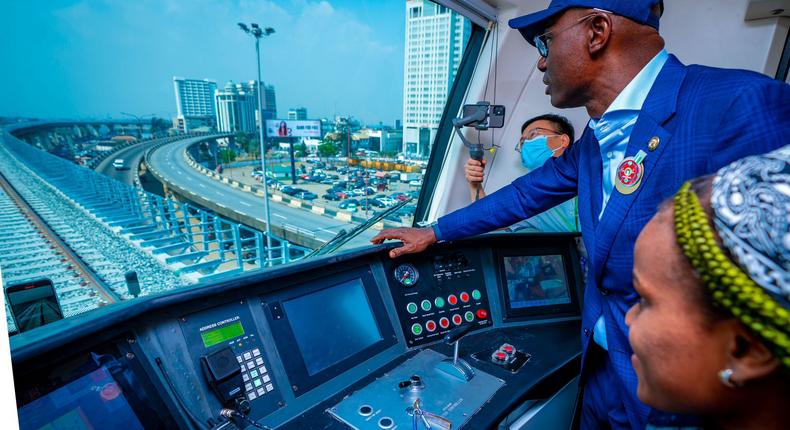 Governor Babajide Sanwo-Olu is expected to join members of the public for inaugural ride on the Lagos Blue line rail on Monday, September 4, 2023. [TheCable]