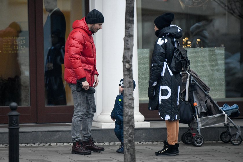 Magdalena Boczarska i Mateusz Banasiuk z synem