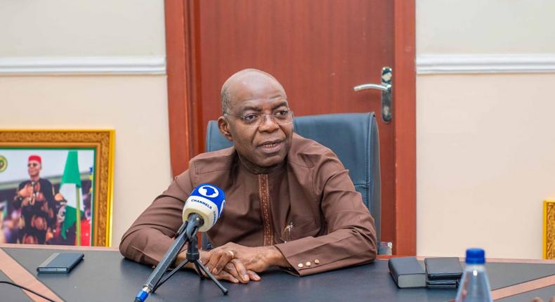 Governor Alex Otti of Abia State. [Twitter:@alexottiofr]