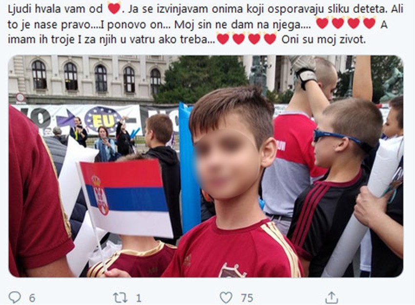 Korisnici društvene mreže Tviter uputili su Lukinoj majci brojne komentare podrške