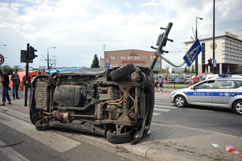 Karambol na Ruczaju w Krakowie