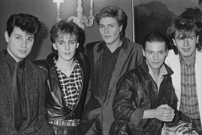 Roger Taylor, Nick Rhodes, Simon Le Bon, Andy Taylor i John Taylor w 1983 r.