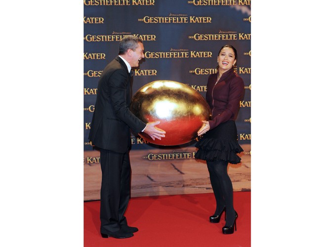 Antonio Banderas i Salma Hayek w Berlinie