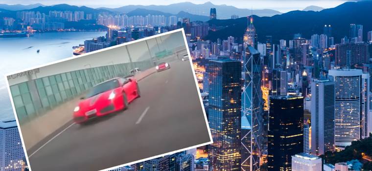Właściciele luksusowych aut aresztowani. Ścigali się po ulicach Hongkongu [WIDEO]