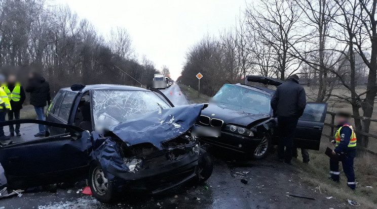 Halállal végződött a baleset Debrecennél / Fotó: police.hu