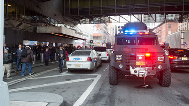 Eksplozja na dworcu autobusowym na Manhattanie