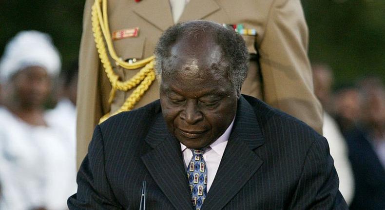 The late former President Mwai Kibaki 