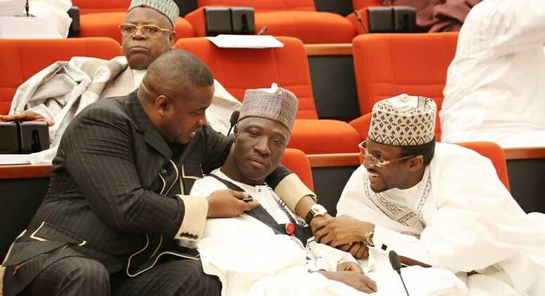 Senator Wakili (middle)