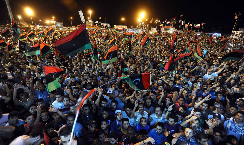 Libijczycy już żegnają się z Kaddafim