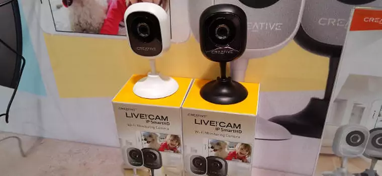 Creative Live! Cam IP SmartHD - kamerka Wi-Fi do monitoringu (IFA 2016)