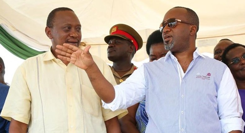 President Uhuru Kenyatta and Governor Hassan Joho 