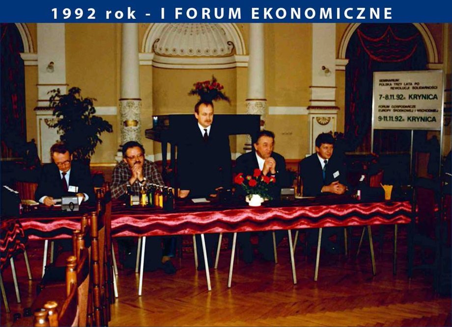 Pierwsze Forum Ekonomiczne w Krynicy. Rok 1992