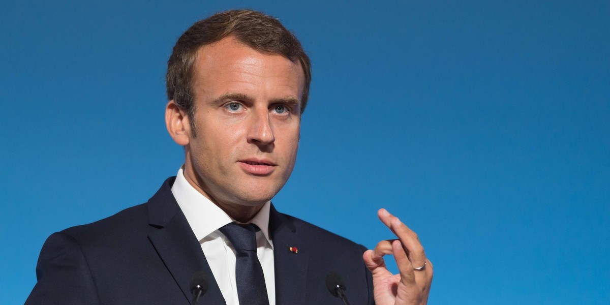 Emmanuel Macron, prezydent Francji