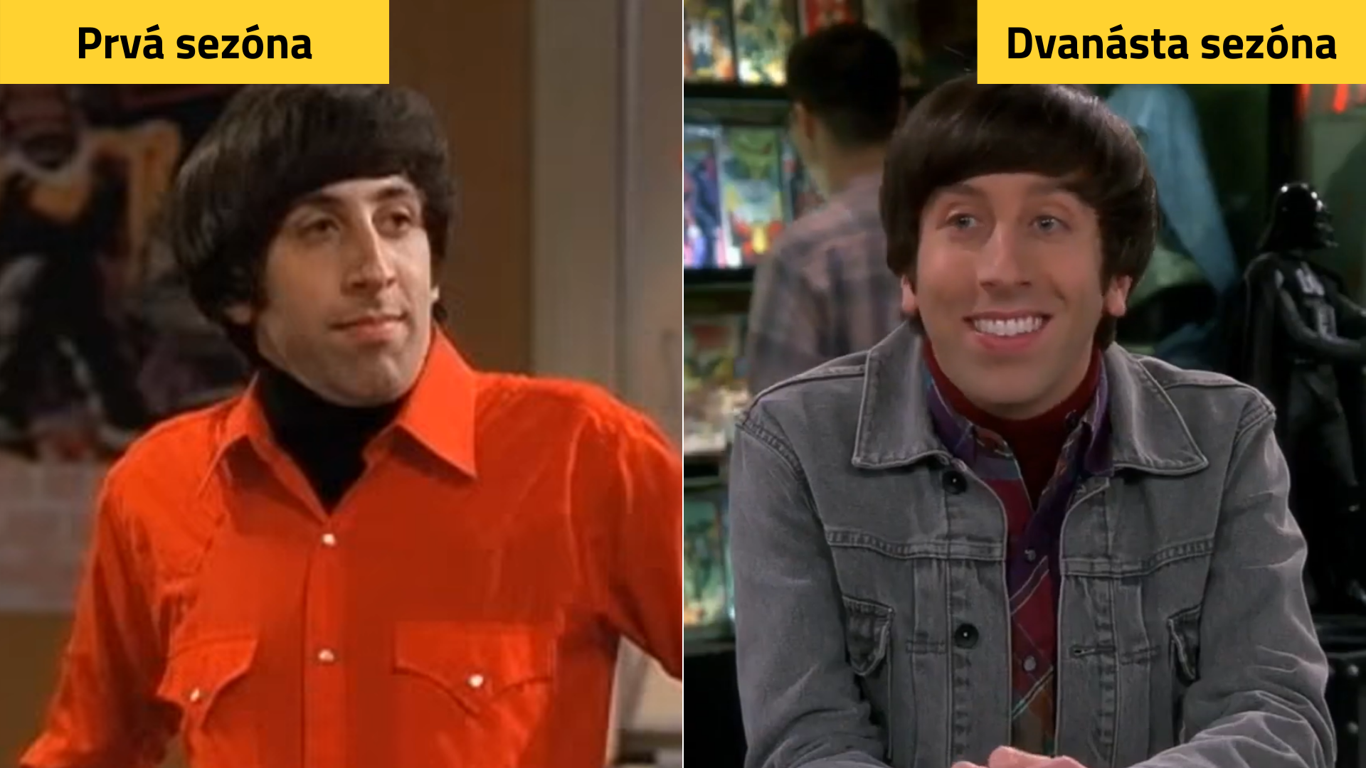 Ako sa zmenil Simon Helberg?