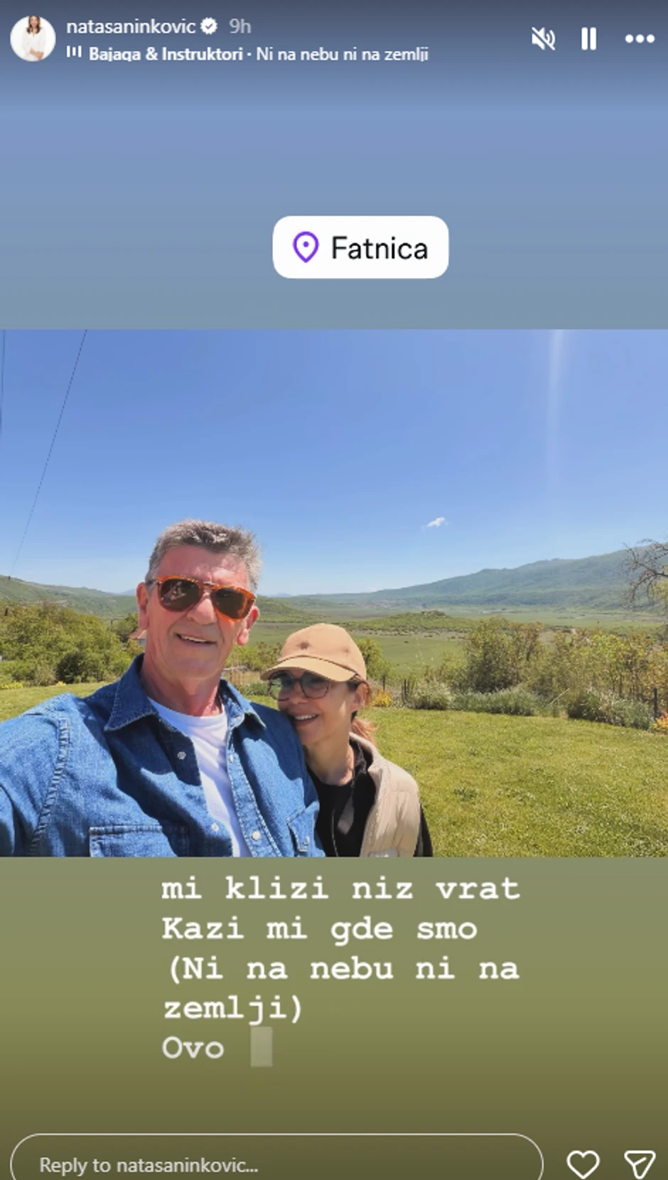 Nataša Ninković sa mužem