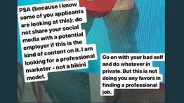 Döbbenet: saját bikinis képével alázta meg a cég a lányt, aki állást keresett náluk
