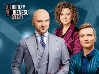 Ranking Liderzy Biznesu 2021: Od lewej: Rafał Brzoska, Anna Rulkiewicz, Miron Mironiuk