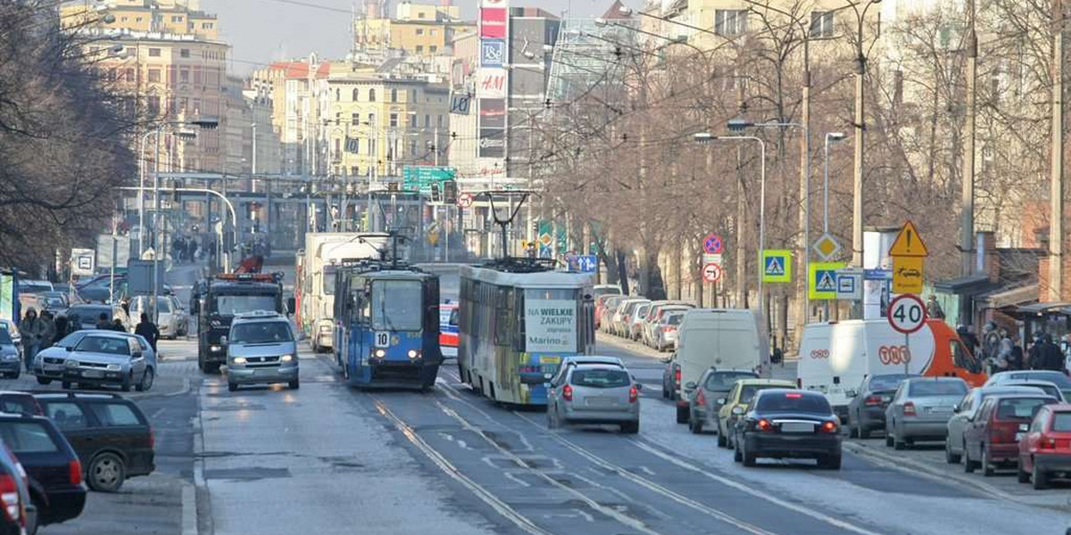 Tutaj tramwaje już nie będą się mijać