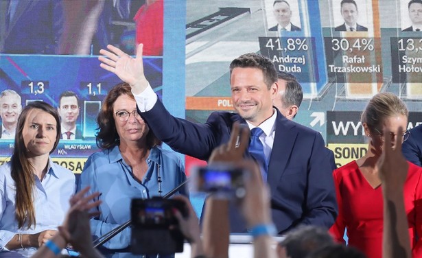 Rafał Trzaskowski po ogłoszeniu exit polls