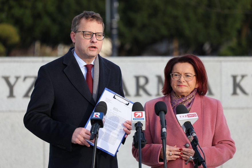 Marcin Romanowski oraz Maria Kurowska