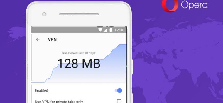 Opera na Androida dostaje darmowy VPN