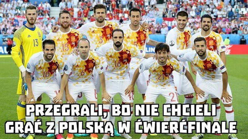 Memy po sensacyjne porażce Hiszpanii z Chorwacją. GALERIA