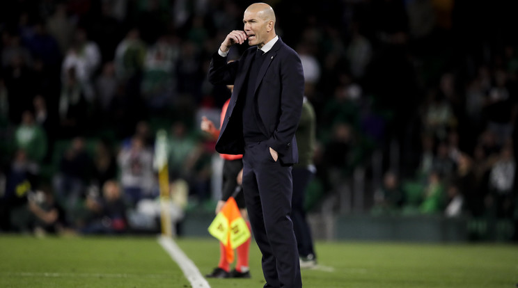 Zinédine Zidane csapata botlott a Betis ellen. / Fotó GETTY IMAGES