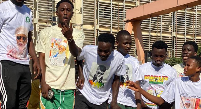 Ghanaian rapper Rayoe shows support to this year’s National Maulid Walk