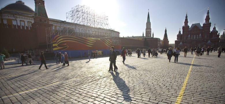 Desperat podpalił się na Placu Czerwonym w Moskwie