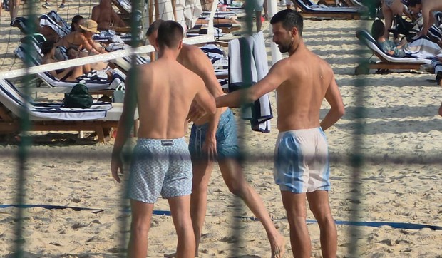 Novak Đoković paparaco