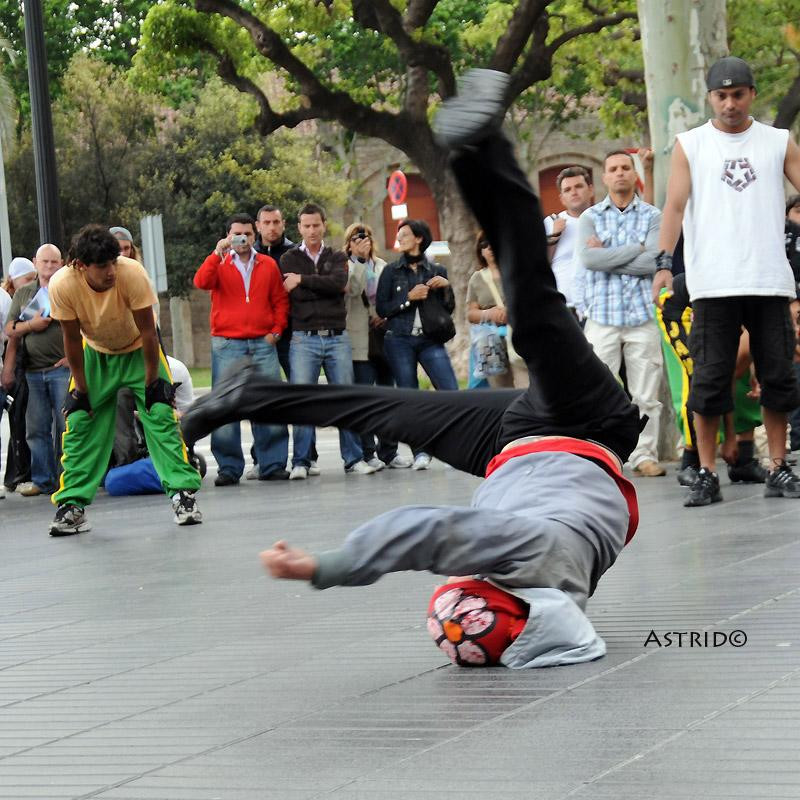 tellerka - Addicttos daj± występ na Rambli - najważniejszej ulicy w Barcelonie