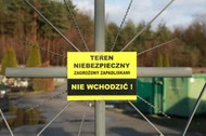 Teren zagrożony zapadliskami w Trzebinii