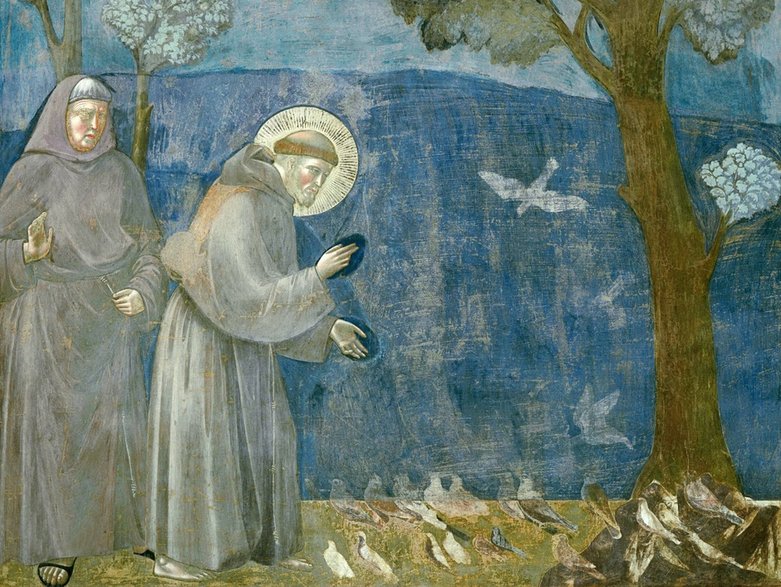 Giotto, Franciszek przemawia do ptaków