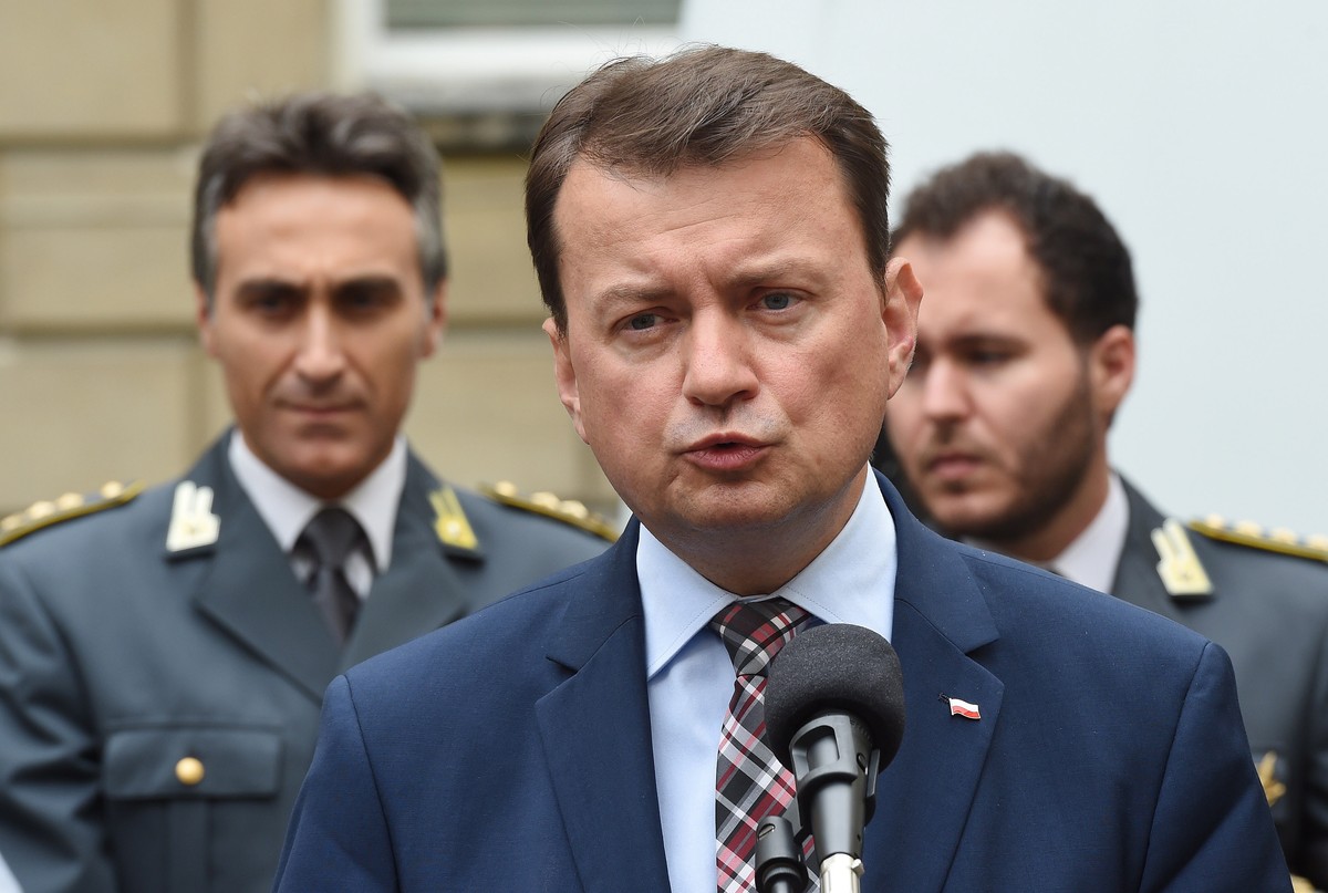Minister spraw wewnętrznych Mariusz Błaszczak, PAP/Radek Pietruszka