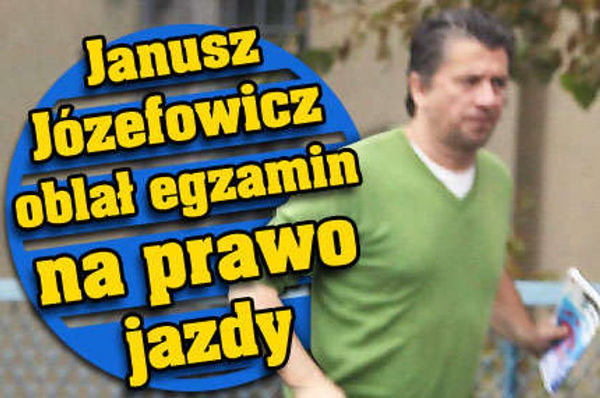 Józefowicz oblał egzamin na prawo jazdy