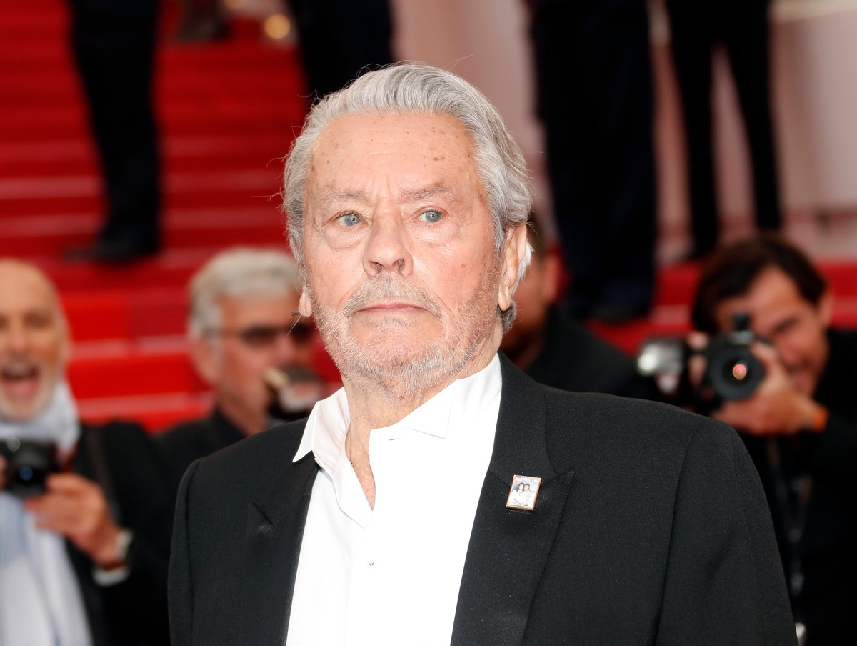 Alain Delon na festiwalu w Cannes w 2019 r.