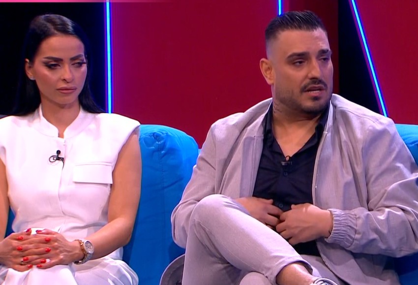 Darko Lazić sa bivšom i sadašnjom suprugom