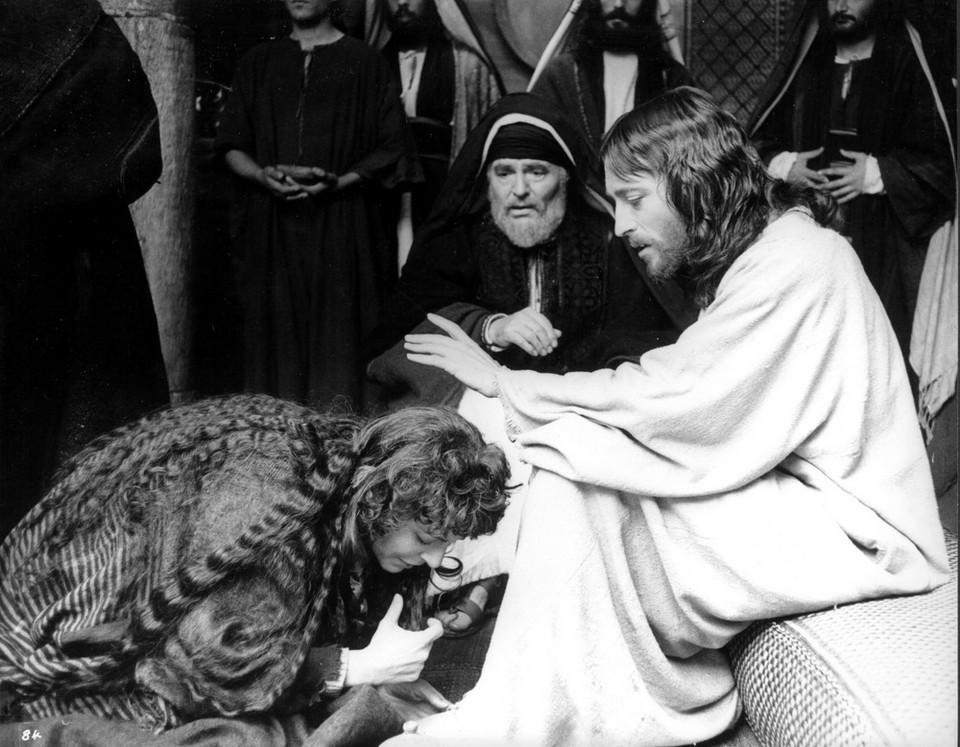 Anne Bancroft w roli Marii Magdaleny