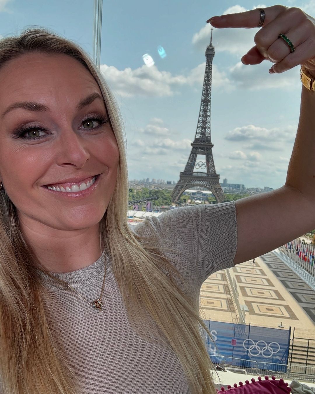 Americká lyžiarka Lindsey Vonnová.
