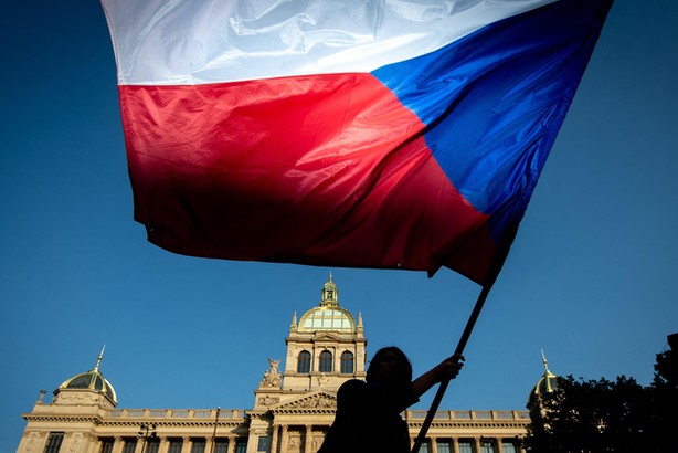 Demonstration in Prague