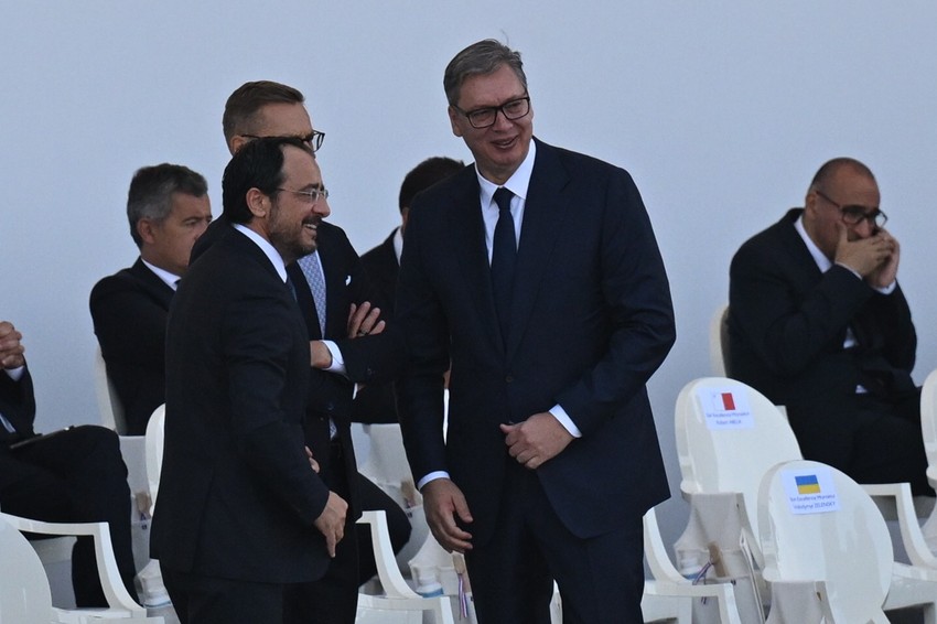 Aleksandar Vučić na paradi u Francuskoj