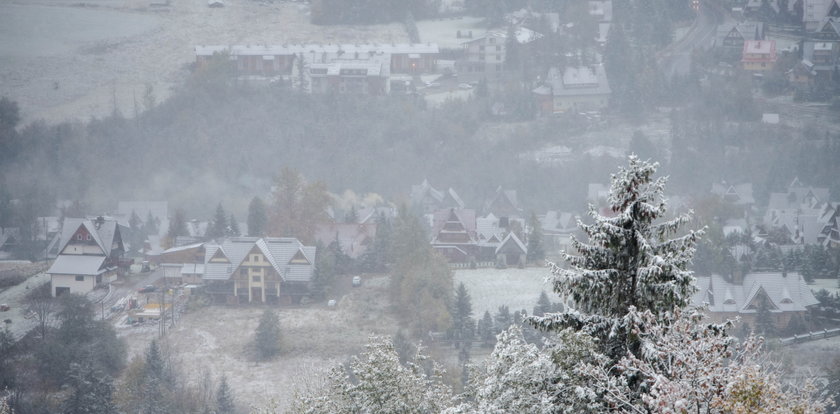 W Zakopanem biało! W nocy spadł pierwszy śnieg i ma go być jeszcze więcej. Nawet 20 cm