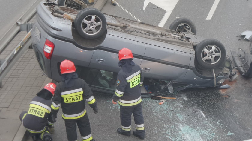 Wypadek na Wale Miedzeszyńskim