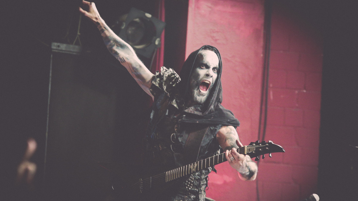 Nergal na koncercie zespołu Behemoth